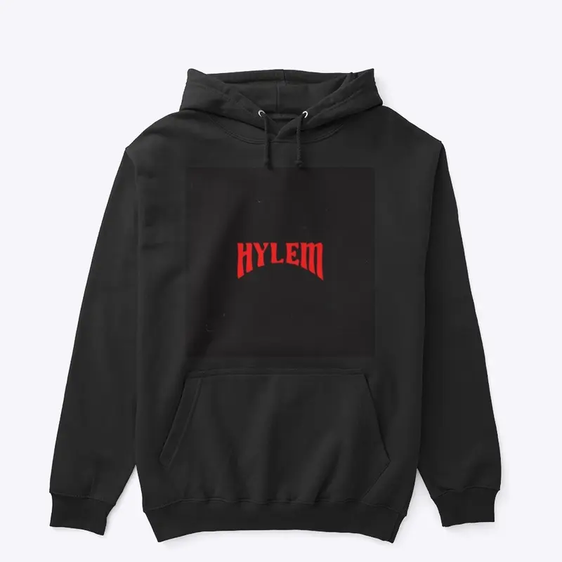 HYLEM black x red hoodie